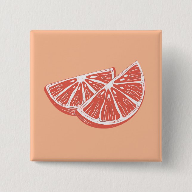 Orange Button (Vorderseite)