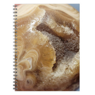Orange Calcite Imprimer Carnet Spiral
