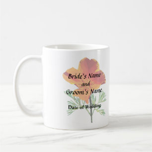 Orange California Poppy Kaffeetasse