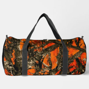 Orange Camouflage Duffel Bag Duffle Bag