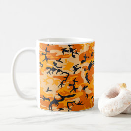 Orange Camouflage, Militär, Armee Kaffeetasse