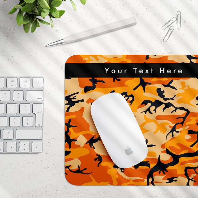 Orange Camouflage, Militär, Armee Mousepad (Von Creator hochgeladen)