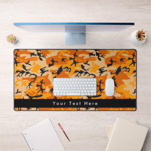 Orange Camouflage, Militär, Armee Schreibtischunterlage