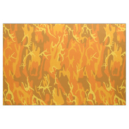 Orange Camouflage Stoff