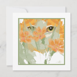 Orange Cat Foliage Peeper