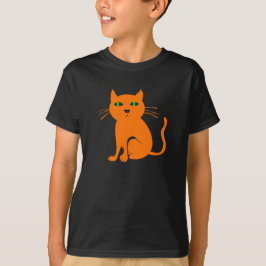 Orange Cat Halloween Kid's T - Shirt