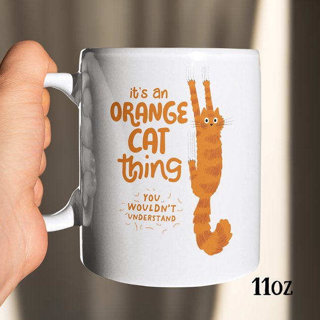 Orange Cat Lover ist ein Orangenkatzenspiel Kaffeetasse (Von Creator hochgeladen)