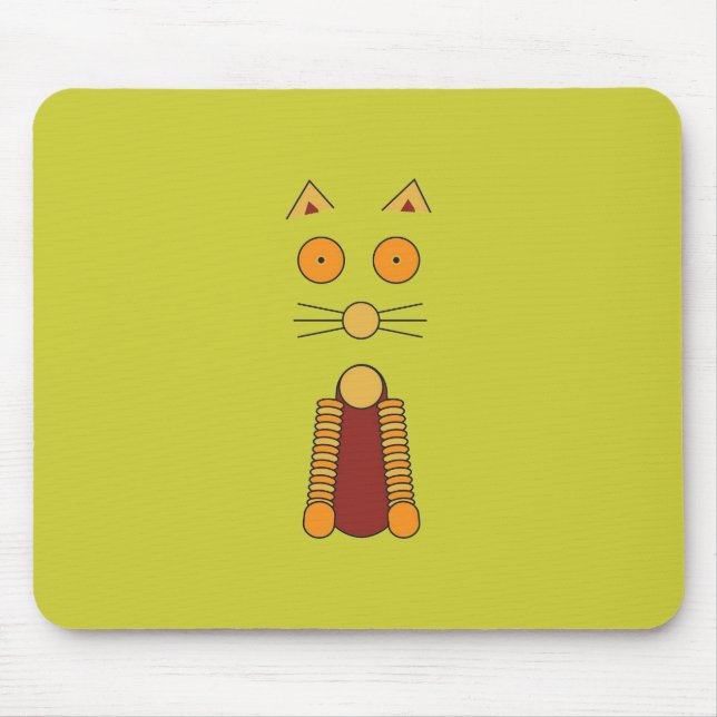 Orange CAT Mousepad (Vorne)