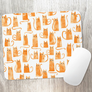 Orange Cat Mousepad