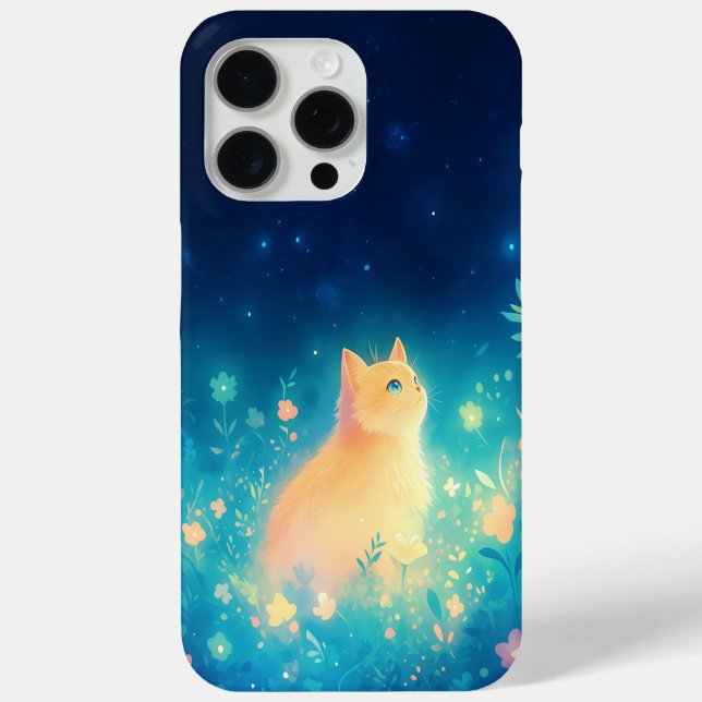Orange Cat Mystical Garden Case-Mate iPhone Hülle (Rückseite)