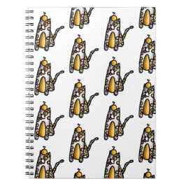 Orange Cat Notizblock