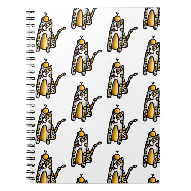 Orange Cat Notizblock (Vorderseite)