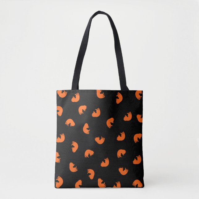 Orange Cat Pattern Tasche (Vorderseite)