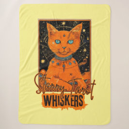 Orange Cat & Tarot Cards | Cosmic Art Print Sherpadecke