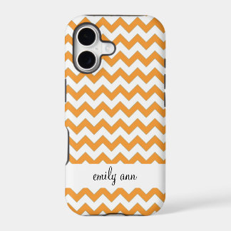 Orange Chevron ZigZag iPhone 5 Hülle