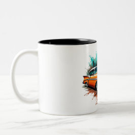 Orange Chevy Splash Tasse