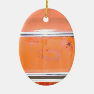 Orange Chevy Truck Door Keramikornament