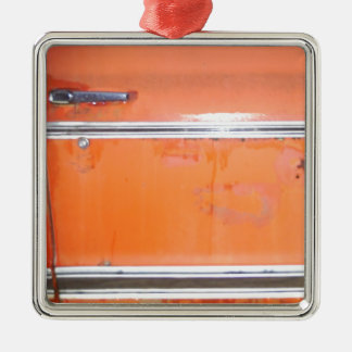 Orange Chevy Truck Door Ornament Aus Metall