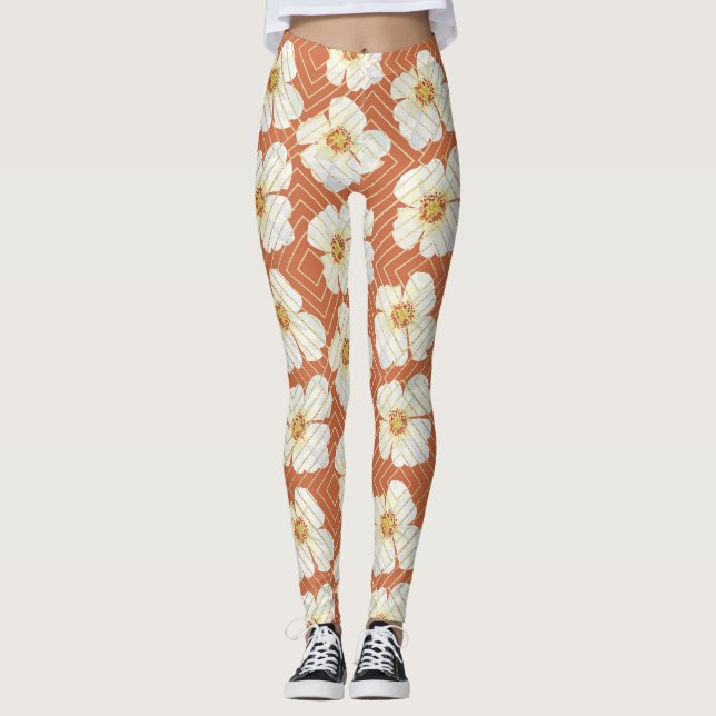 Orange Chicken Leggings (Vorderseite)