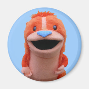 Orange Chipmunk-Magnet Magnet