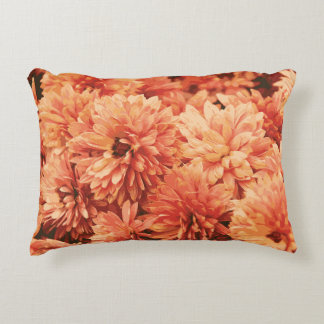 Orange Chrysanthemum Pillow Dekokissen