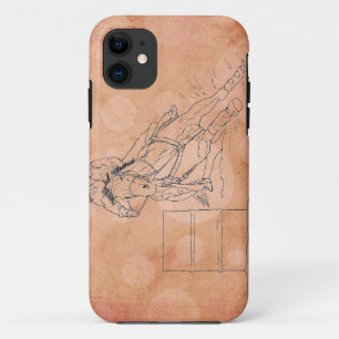 Orange Circles Barrel Racer ~ iPhone 5/5S Coque