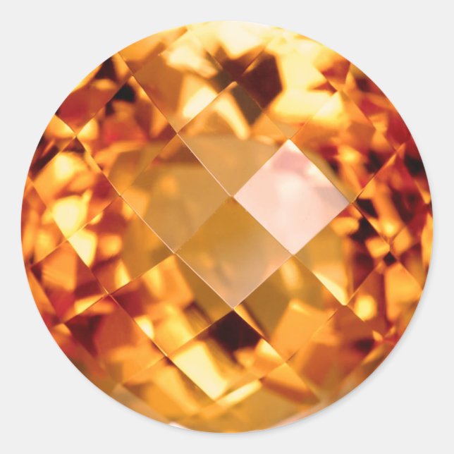 Orange Citrine Sticker (Vorderseite)