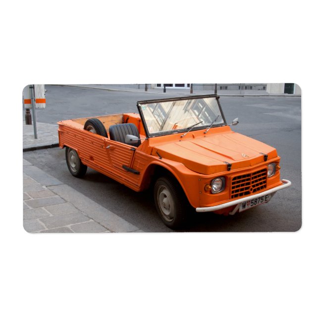 Orange Citroen Mehari (Vorne)