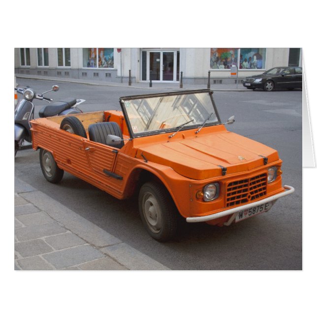 Orange Citroën Mehari (Devant horizontal)