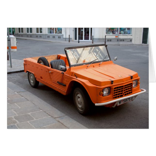 Orange Citroen Mehari (Vorderseite (Horizontal))