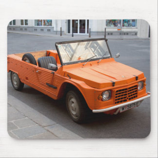 Orange Citroen Mehari Mousepad
