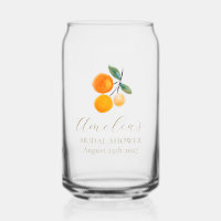 Orange Citrus Aquarelle Bridal Brunch Personnalisé
