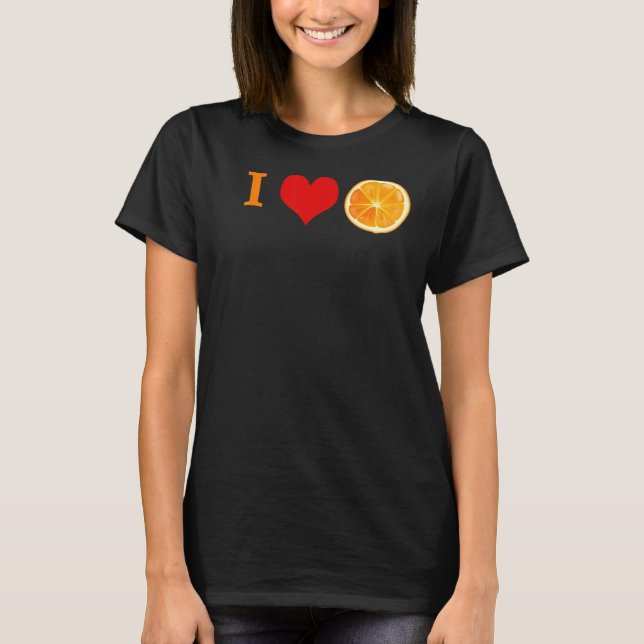 Orange Citrus Fruit T-Shirt (Vorderseite)