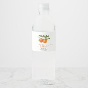 Orange Citrus Kleine Süsse auf dem Weg Babydusche