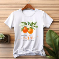 Orange Citrus Kleine Süsse auf dem Weg Babydusche