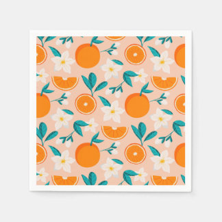 Orange Citrus Serviette