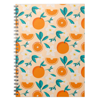 Orange Citrus Spaß Notizblock