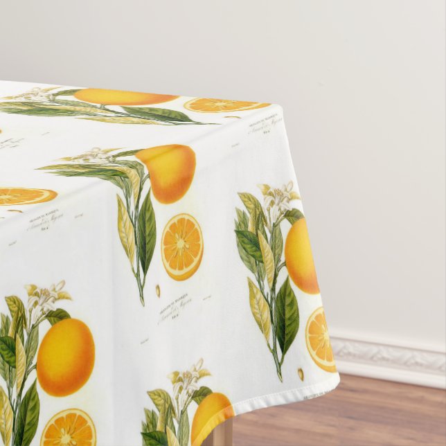 Orange – Citrus Tischdecke (Beispiel)