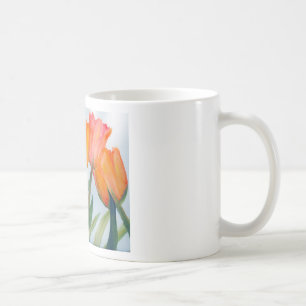 Orange Citrus Tulips Kaffeetasse