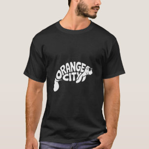 Orange City Manatee Orlando Florida Süße Ferien  T-Shirt