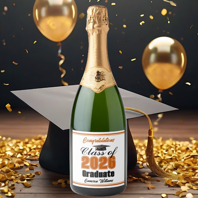Orange Class of 2026 Graduation Party Custom (Von Creator hochgeladen)