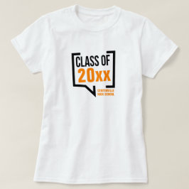 Orange Class Year Speech Bubble T-Shirt