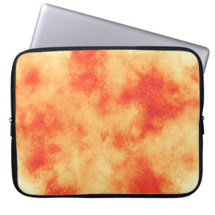 Orange Cloud Effect Electronics Bag Laptopschutzhülle