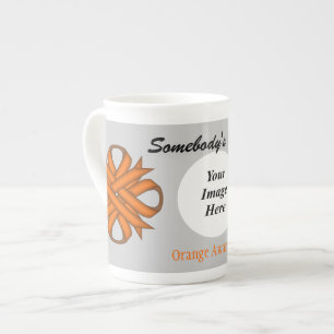 Orange Clover Ribbon Template by Kenneth Yoncich Prozellantasse