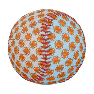 Orange Clover Ribbon von Kenneth Yoncich Baseball