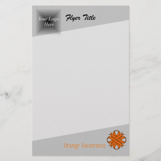 Orange Clover Ribbon von Kenneth Yoncich Flyer (Vorne)