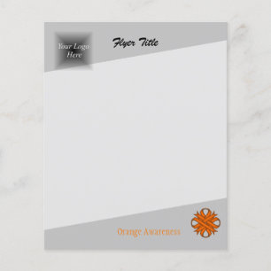 Orange Clover Ribbon von Kenneth Yoncich Flyer