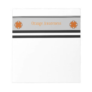Orange Clover Ribbon von Kenneth Yoncich Notizblock