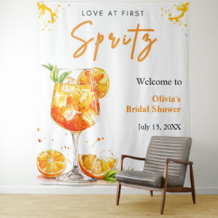 Orange Cocktail Liebeshochzeitssprudel Junggeselli Wandteppich
