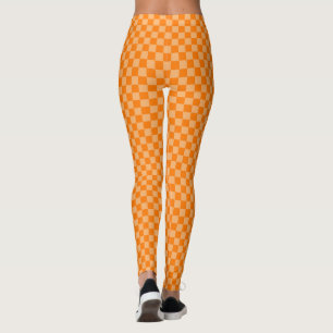 Orange Combination Checkerboard von Shirley Taylor Leggings